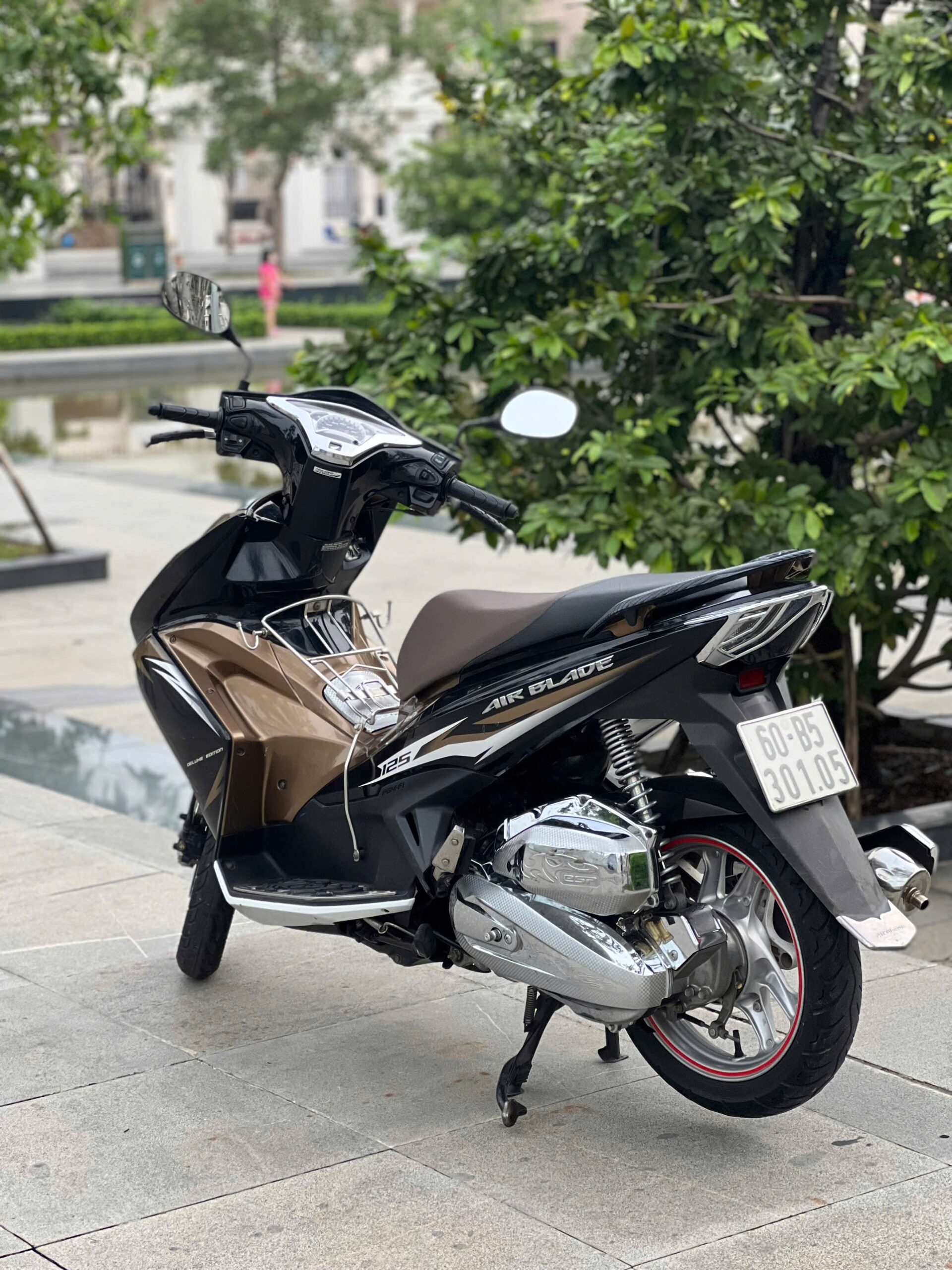 Xe Honda Air Blade 2014 Màu Nâu