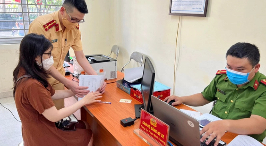 Hướng dẫn thủ tục đăng ký xe máy mới (Ảnh: Internet)